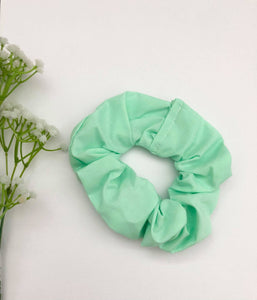 Turquoise Green Scrunchie